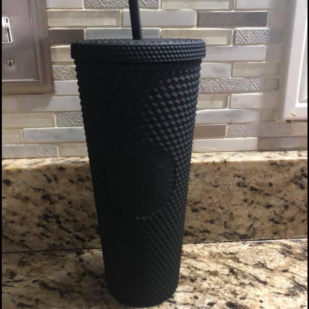 - sold***Black studded Starbucks cup